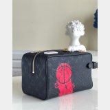 Louis Vuitton High Quality Replica M58515 LVxNBA Cloakroom Dopp Kit Travel Black