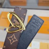 Fashion LV Limited Edition Reversible Belt 30MM Fall In Love