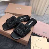Replica Handbag Store Top Quality Miu Miu Copy Flat Sandals and Slippers Shoes