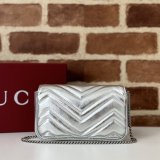 Replica Handbag Store Gucci 476433 Best GG Marmont Super Mini Bag