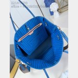 Louis Vuitton Knockoff M13753 Neverfull Bandouliére Blue Bag