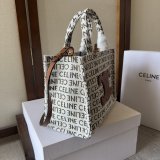 Replica Handbag Store Celine CABAS SMALL Canvas Tote Bag