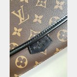 Luxury Louis Vuitton Brands M45557 Magnetic Messenger Monogram Macassar Canvas