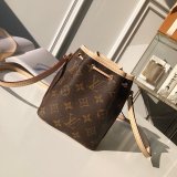 UK Louis Vuitton Nano Noe Monogram in Marron M41346 Bag