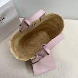 Top Celine TEEN 115802 Hand-woven Raffia Bag