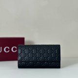 Gucci Rosso Ancora GG Emblem Continental 847210 Wallet