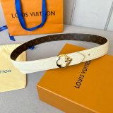 Replica Handbag Store LOUIS VUITTON Women Flowergram Belt 30MM