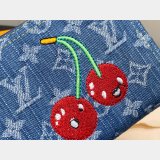 Perfect Louis Vuitton Copy LV x TM Zippy Wallet Monogram Denim