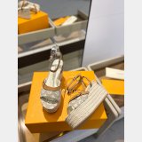 Replica Handbag Store LOUIS VUITTON Helios Wedge Sandal