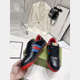 Gucci Dirty Embroidery Cowhide Shoes Replica Shop