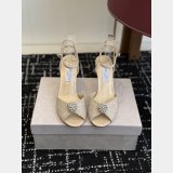 Jimmy choo Sacora Lace Sandals with Crystal-Embellished Sphere