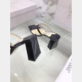 Top Designer Flat Sandals Jimmy Choo Heel 7 cm High Replica Shoes