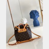 UK Louis Vuitton Best Montsouris Backpack Mini M51137 Brown Canvas