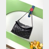 Designer Matelasse Chain Shoulder Ap3566 Black Bag