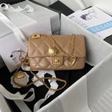 Replica Handbag Store Flap Fake AS3456 Bag Lambskin Gold-Tone Metal