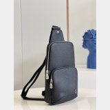 Louis Vuitton High Quality Designer Replica Avenue Sling M30443 Taiga Bag