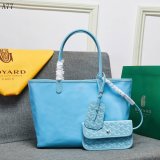 Replica Handbag Store Goyard Classic Chevron St. Louis PM Totes Sky-Blue Bags