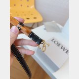 Replica Handbag Store Loewe Women Belt 1:1 Mirror Smooth 1.5cm Width