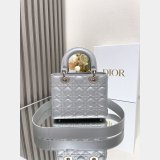 Best DIOR LADY MY ABC Replica Handbag Store PATENT LEATHER HANDBAG 20cm