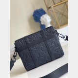 Louis Vuitton Cheap Trunk Messenger Taurillon Monogram M57726 Black