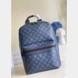 Louis Vuitton 7 Star Sprinter Backpack Monogram Shadow M45728 Blue Bags