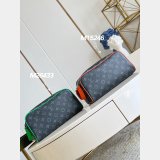 Louis Vuitton Dopp Kit Monogram Eclipse Canvas Travel Pouch M26433 Bag