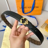 Replica Handbag Store LOUIS VUITTON Women Flowergram Belt 30MM