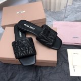 Replica Handbag Store Top Quality Miu Miu Copy Flat Sandals and Slippers Shoes