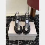 Jimmy choo Sacora Lace Sandals with Crystal-Embellished Sphere