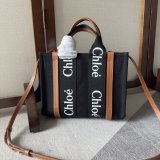 High Quality Chloe Woody Handbag Replica Handbag Store online Black