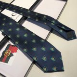Gucci Silk tie Jacquard crafts insect pattern
