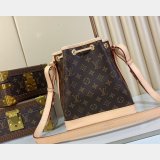 Best Louis Vuitton Noé BB Damier Azur/Monogram N40594/M46983 Bag