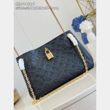 Louis Vuitton Anytime PM Monogram Empreinte M14414 Black Handbags