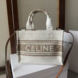 Duplicate Celine CABAS SMALL Canvas Tote Bag