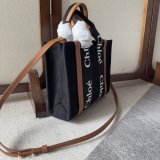 High Quality Chloe Woody Handbag Replica Handbag Store online Black