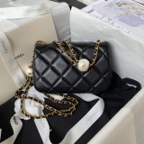 Luxury Replica Handbag Store Flap Black AS4868 Replica Bags