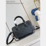 Louis Vuitton Speedy 20 Trunk Bag M14575 Luxury Black Perfect