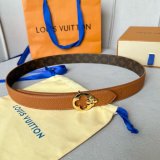 Replica Handbag Store LOUIS VUITTON Women Flowergram Belt 30MM