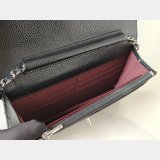 Fashion AP4241 Chain Wallet Knockoff Black Bag
