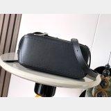 Small Loewe Puzzle Biker Bag In Shiny Calfskin