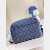 Louis Vuitton 7 Star Sprinter Backpack Monogram Shadow M45728 Blue Bags