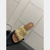 CELINE MARINA FRINGED MULE IN COTTON