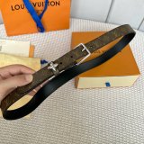 Louis Vuitton Flowergram 2.5cm Monogram Reversible Belt