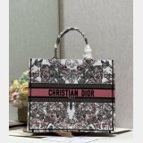 Christian Dior Buy Replica Book Tote Bayadere D-Stripes Pink