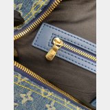 Replicas Shop Louis Vuitton 2022 Keepall Bandoulière 50 Other Leathers M45975 Blue