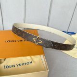 Cheap LV Flowergram 30mm Reversible Belt