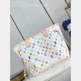 Louis Vuitton Neverfull Multicolor LV x TM  White M27787 Bags