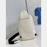 Louis Vuitton High Quality Designer Replica Avenue Sling M30443 Taiga Bag