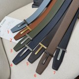 TOM FORD Leather Reversible T Belt 38mm