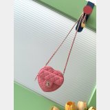 Quality Micro AP2784 Heart Clutch With Chain Bag